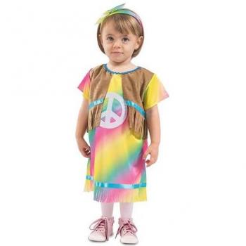 Disfraz de Bebé Arcoíris Hippie