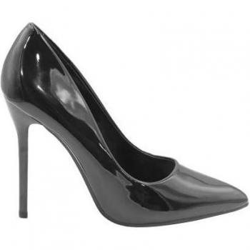 Kyra Nero 8UK Wide Verretta Ecopelle