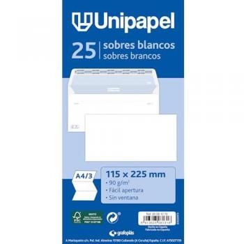 Sobres 115x225mm 90g