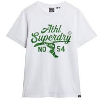 T-shirt Homme Superdry Taille S Track & Field Athletic Blanc