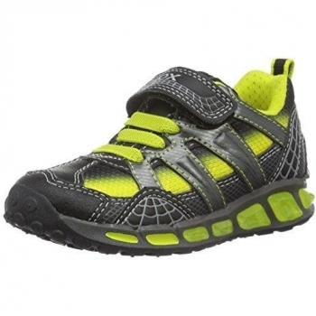 Geox J Shuttle Boy A, Zapatillas para Niños, Color Negro