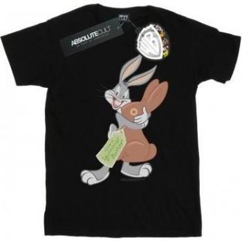 Camiseta de Bugs Bunny para niños, diseño de Pascua negra