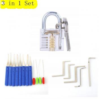 Serrurier Pro Kit Transparent – 15 Outils