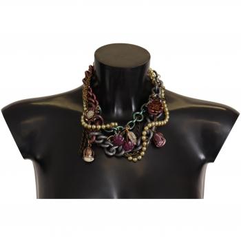 Dolce & Gabbana Mediterranean Charm Crystal Necklace