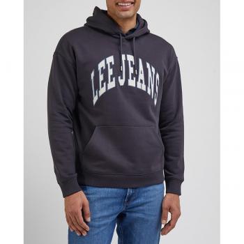 Sudadera Lee Varsity con capucha negra