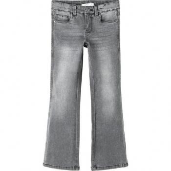Polly Denim Skinny Boot 112AU Grigio Lucente