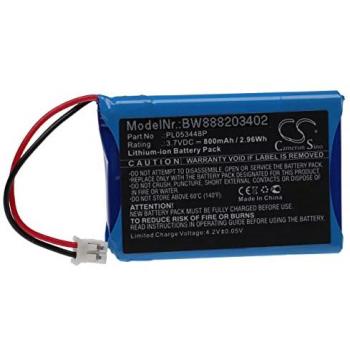 Batterie Li-Ion 800mAh pour casques Nolan B5, B901L, B901R, N103, N4, N43, N43 Air, N43E, N43E Air, N71