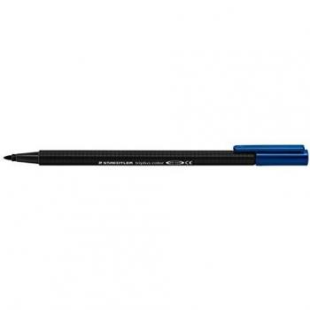 Marcador triangular Triplus Staedtler Negro
