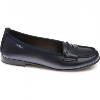 Shoes Colegiales marca Pablosky modelo para niñas en color azul