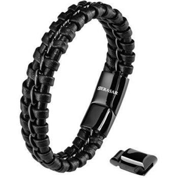 SERASAR Accessoire Tressé pour Jeune Homme