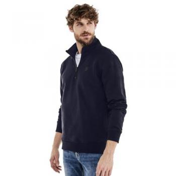 STREET ONE MEN Herren Sweatshirt Stehkragen XXL blau