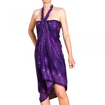 PANASIAM Sarong mit Pfauenprint