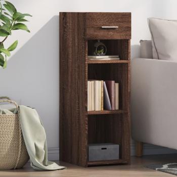 Buffet décoratif en chêne foncé 30×42,5×93 cm – Meuble d’intérieur