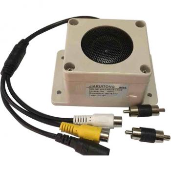 Voice Protection Microphone with Video Surveillance and Waterproof Outdoor Speaker