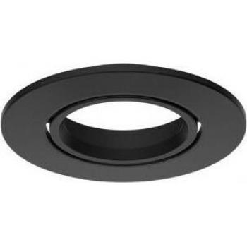 Supporto Applique Inclinabile 20° IP20 Ø82mm Tondo Nero