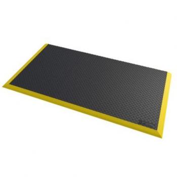 NOTRAX Diamond Flex™ Nitrile Anti-Ermüdungsmatte 1630x1020mm schwarz/gelb