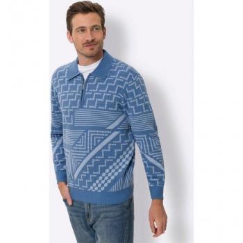 Eleganter Strickpullover mit Polokragen