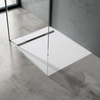 Bac à Douche Sogood en Solid Surface 75x80x4 cm