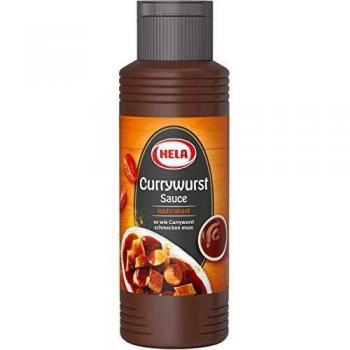 Hela Currywurst Sauce pikante Würzsauce für Currywurst 300ml