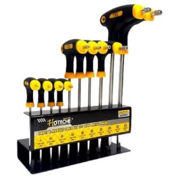 Pack de 10 clés Torx avec poignée T confortable 262009