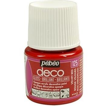 PEBEO Acabado Brillante Rojo Terciopelo 45 ml