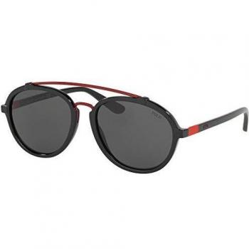 Polo Ralph Lauren PH4154 Gafas de Sol Negros para Hombre, 57