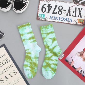 Harajuku Tie-Dye Skateboard Socks