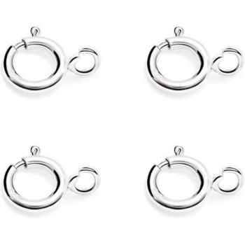 925 Sterling Silver Round Claw Hooks for DIY Jewelry