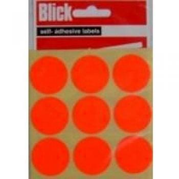 Pack of 720 Blick Red Coloured Round Labels 29mm