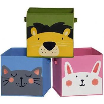 Faltboxen für Spielzeug im 3er Set