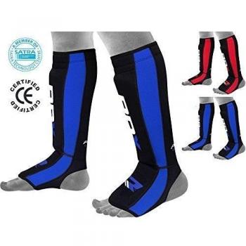 RDX T6 Shin Instep Guard Blue – L/XL