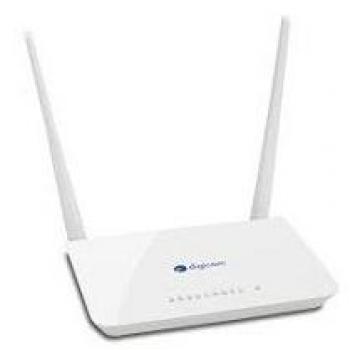 Digicom RAW300C-T03 Modem Router Wireless N 300Mbps, ADSL2+, con 4 Porte Fast Ethernet e Porta EWAN Bianco