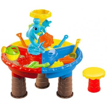 Beach Sand Table with Smooth Surface and Multi-Grid