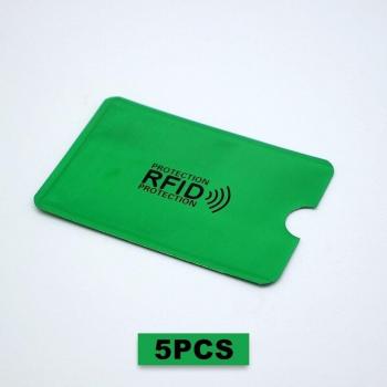 Protector de Tarjetas RFID Aluminio 5‑Pack