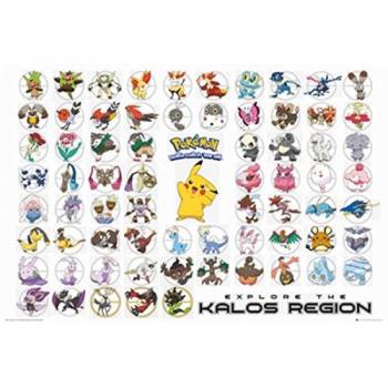 Poster 61x91,5 cm Pokémon Kalos