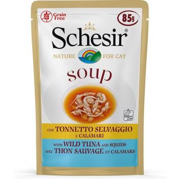 Schesir Soup 6 x 85 g thon sauvage, calamars