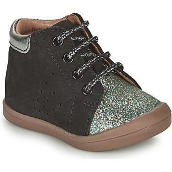 GBB NAHIA Girls' Black High-Top Sneakers