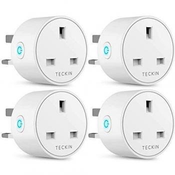 Mini Smart Plug 13A – WiFi, Voice Assistant Compatible, Timer & Remote Control, 4 Pack