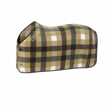 Eskadron Heritage Fleece Decke Cardamom-White-Navy-Black Truffle