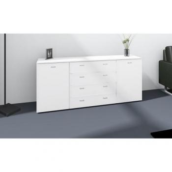 Scala 166 cm Sideboard (Borchardt) – Einstellbare Regale, Kleine Griffe