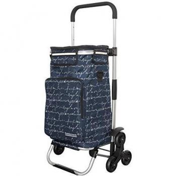 Bouschappentrolley Rubberneck 44 L – Bleu, design isotherme