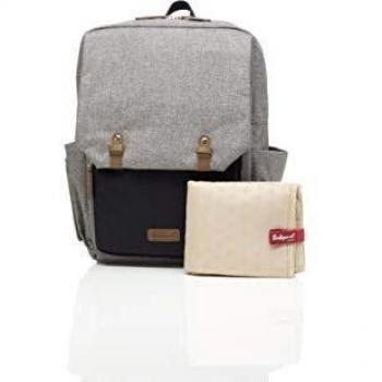 Babymel Wickeltasche in Grey-Black BM1989
