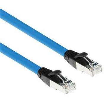 CAT6A Profinet Netzwerkkabel 2 m – TPE-Schirmung, RJ45 Männlich–Männlich, ACT Industrial