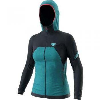 Giacca con cappuccio termica in lana Dynafit Tour blu marino donna
