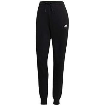 Adidas Damen Essentials French Terry Logo Trainingshose, Schwarz, L