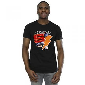 T-Shirt DC Comics Shazam Fury Of The Gods Uomo con Adesivi