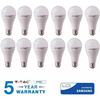 Lampadine E27 20W V-TAC 12 Pezzi Luce Calda