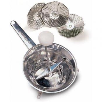 Acea Vegetable Mill with 3 Stainless Steel Blades