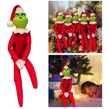 Bestdaily Noël Ornement Grinch Elfe Rouge