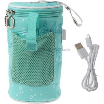 USB Baby Bottle Warmer with Car Adapter and Insulated Bag